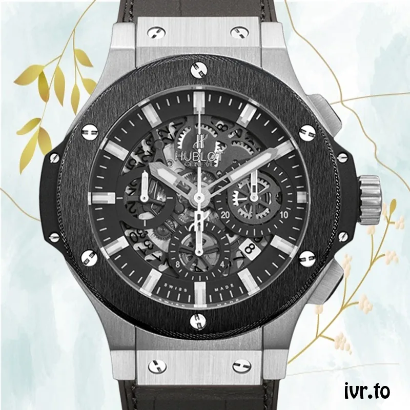 Hublot Big Bang 311.SM.1170.GR Men 44mm Leather Strap