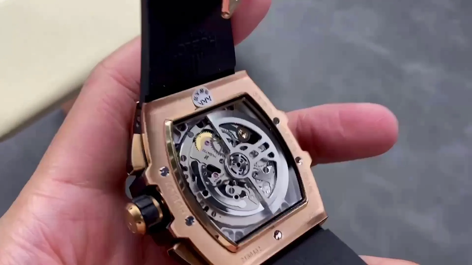 Best AAA Replica Hublot Spirit of Big Bang 601.OM.0183.LR Rose Gold & Black Ceramic Case 45mm Watch
