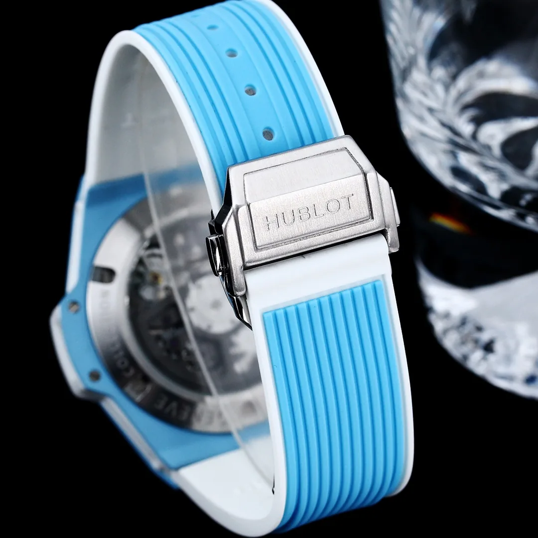 Swiss Replica Hublot Big Bang Unico 441.EX.5120.RX Sky Blue Skeleton Sport Watch With Composite Case