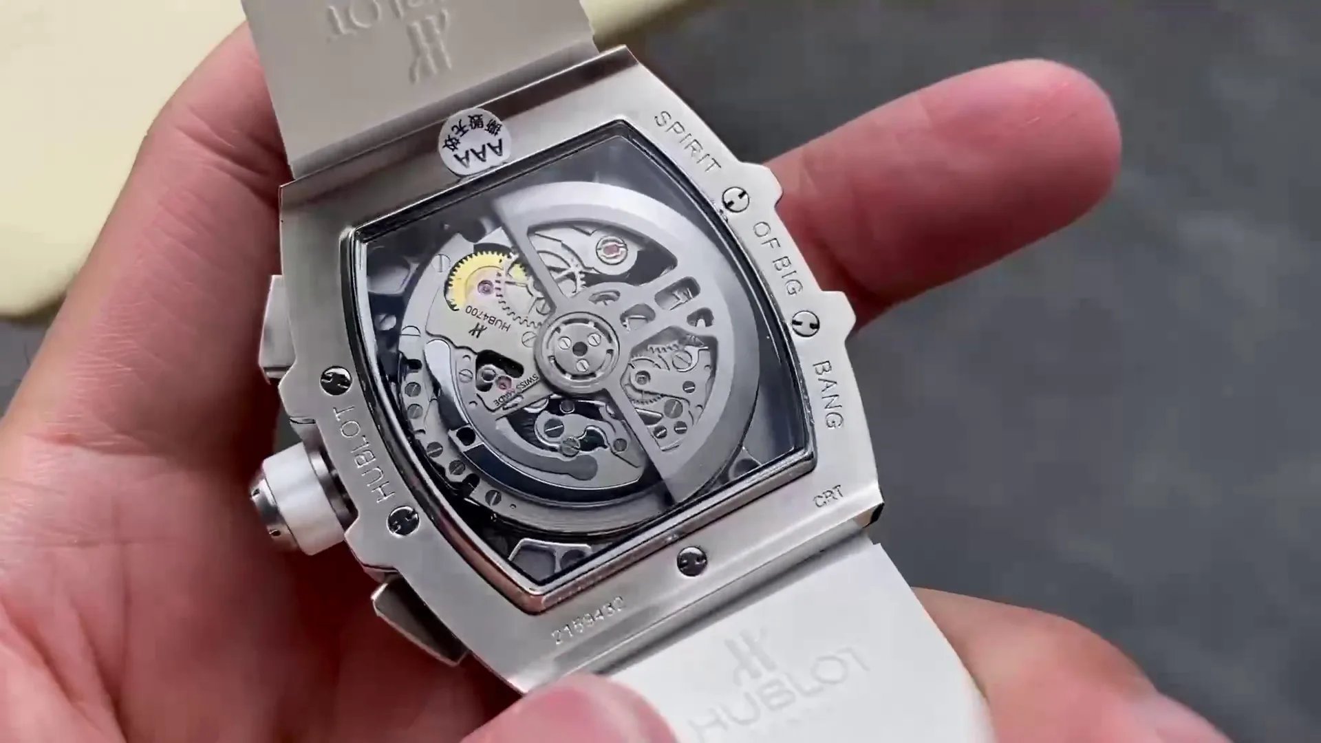 Hublot Spirit Of Big Bang Replica 642.NE.2010.RW.1604 42mm Skeleton Dial Watch