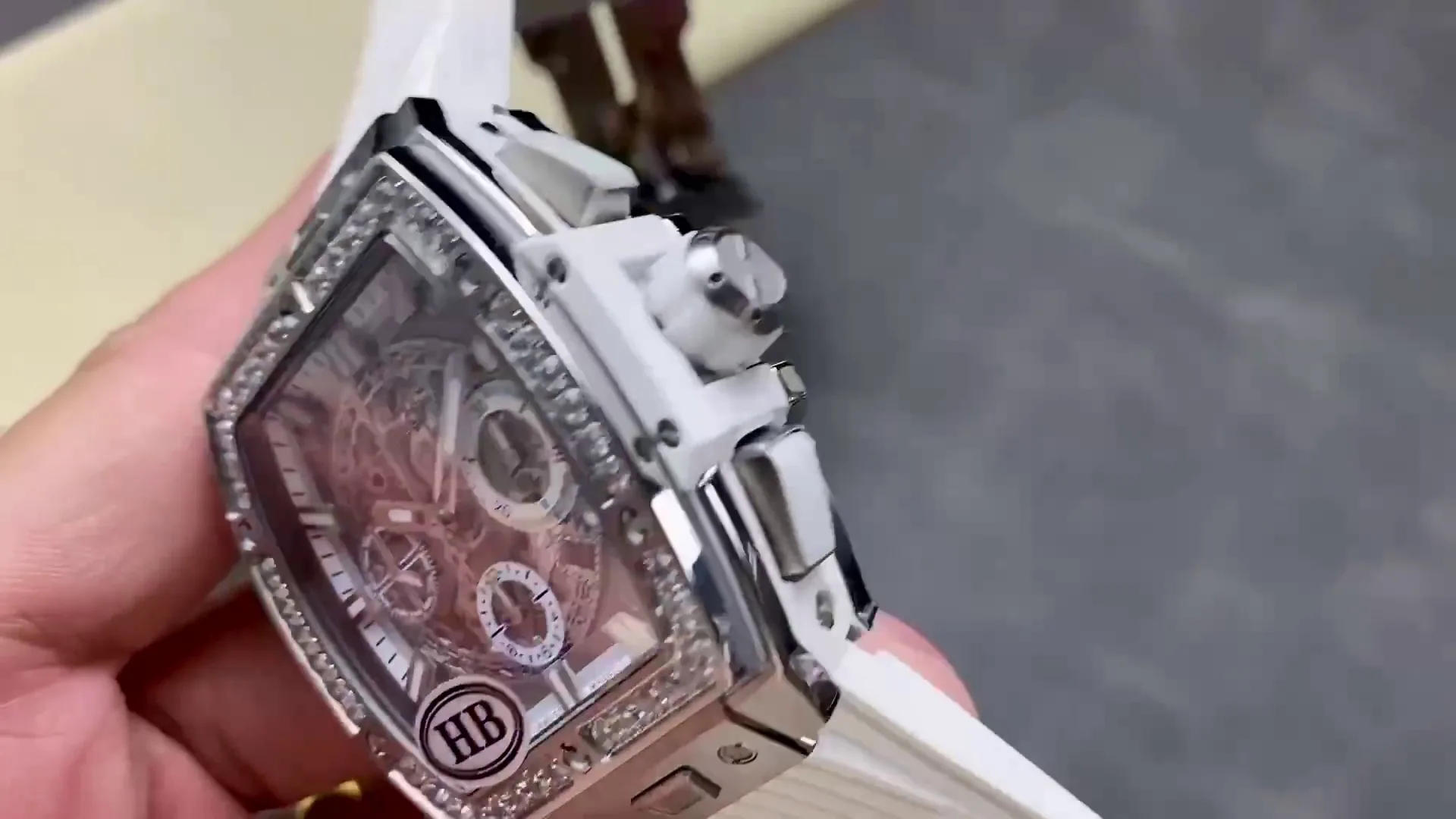 Hublot Spirit Of Big Bang Replica 642.NE.2010.RW.1204 42mm Grey Dial Watch