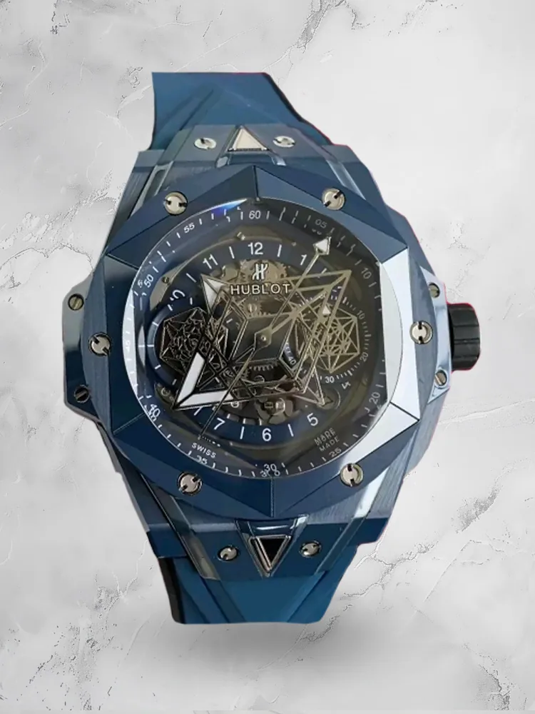 Hublot Big Bang Replica Sang Bleu II 418.EX.5107.RX.MXM21 Blue Ceramic Watch