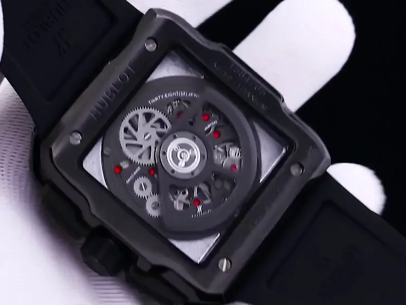 Hublot Square Big Bang Replica Unico 821.CI.0170.RX Polished Black Ceramic Watch