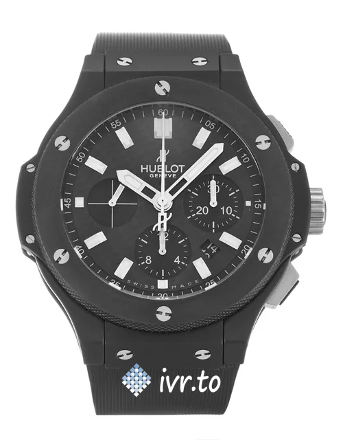 Hublot 44mm ivr301.CI.1770.RX Mens 44 MM Ceramic Black