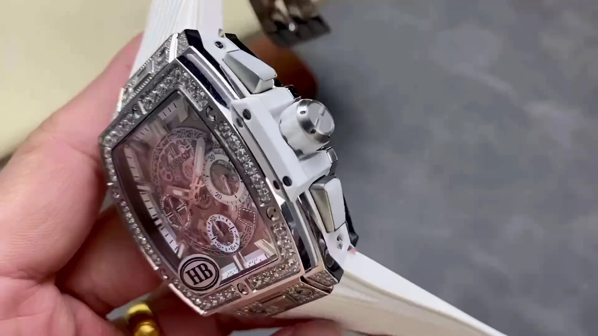 Hublot Spirit Of Big Bang Replica 642.NE.2010.RW.1604 42mm Skeleton Dial Watch