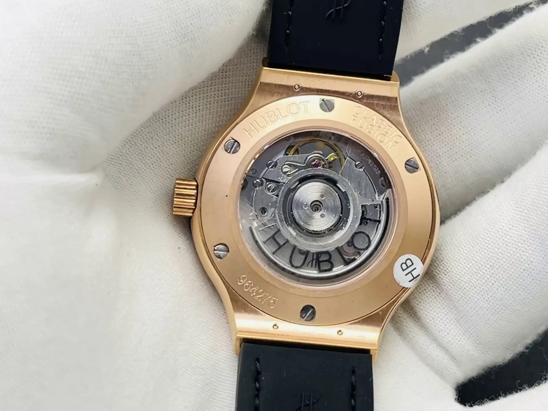 Hublot Classic Fusion Replica 542.OX.1181.LR.1704 42mm Rose Gold Black Dial Watch