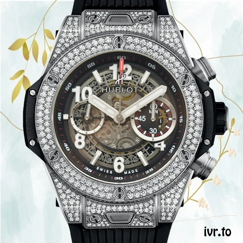 Hublot Big Bang 44mm Men 411.NX.1170.RX.1704 Diamond Bezel Automatic