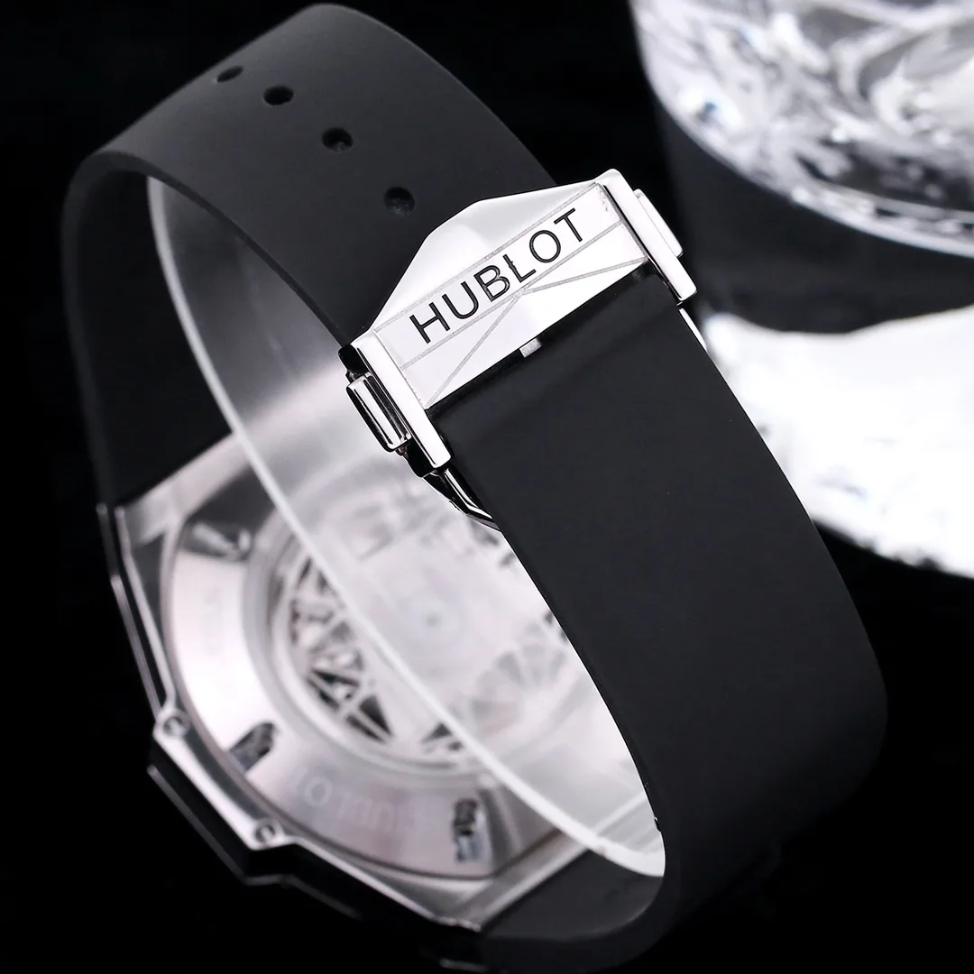 Hublot Big Bang Replica 45mm Sang Bleu II Titanium Black Dial Watch