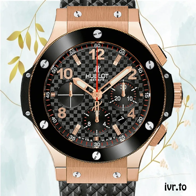 Hublot Big Bang 301.PB.131.RX Men's 44mm/48mm Rose Gold-tone Rubber Band