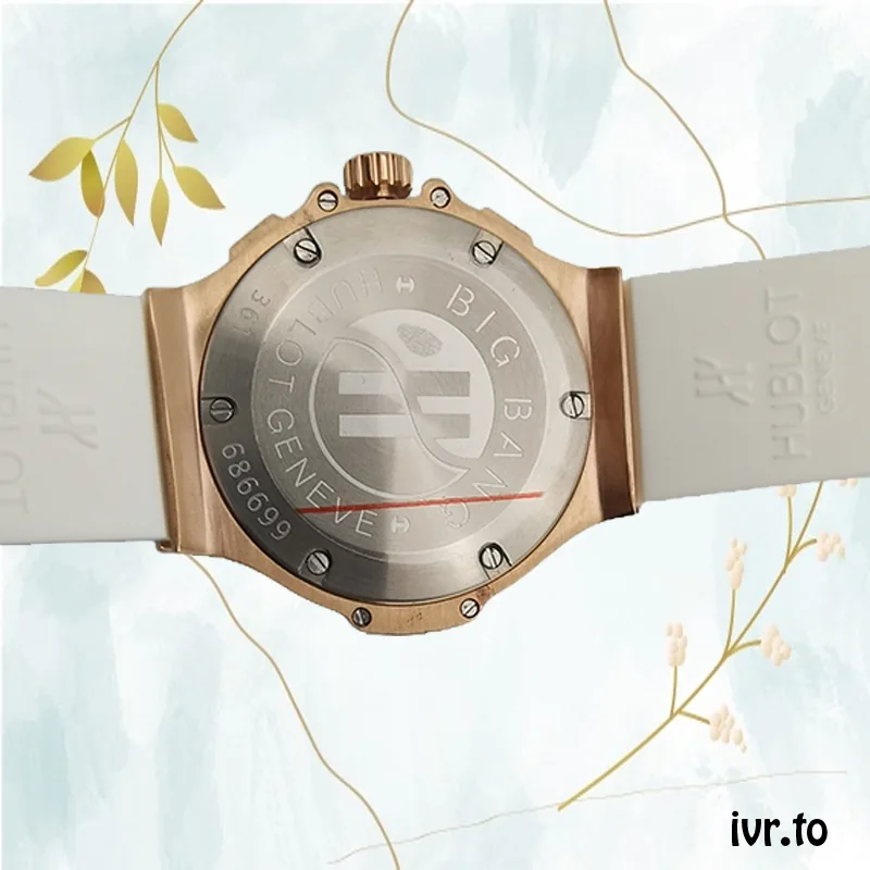 Hublot Big Bang 38mm/44mm Ladies/Men's 341.PE.230.RW.114 Rose Gold-tone White Dial