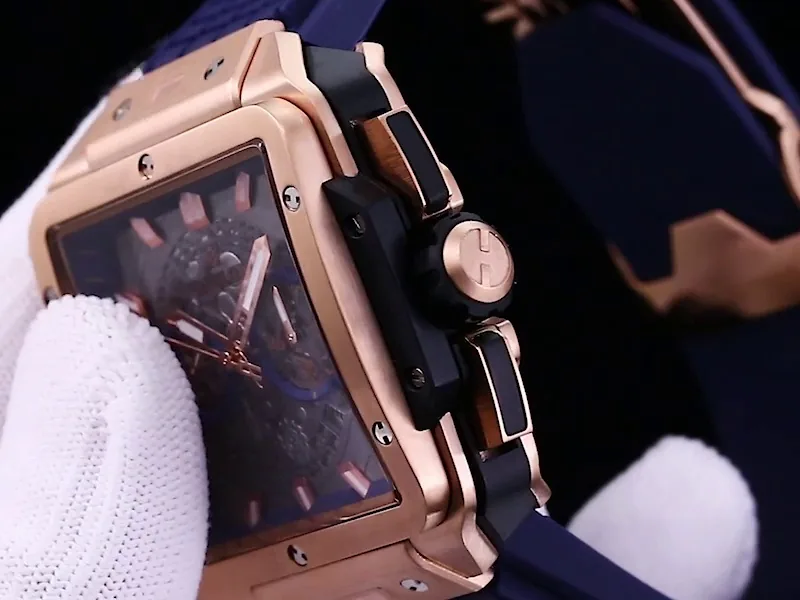 Hublot Square Big Bang Replica 42 821.OX.0180.RX 18K King Gold Watch