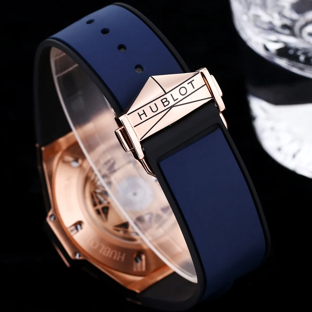 Hublot Big Bang Replica Unico Sang Bleu II Rose Case Watch