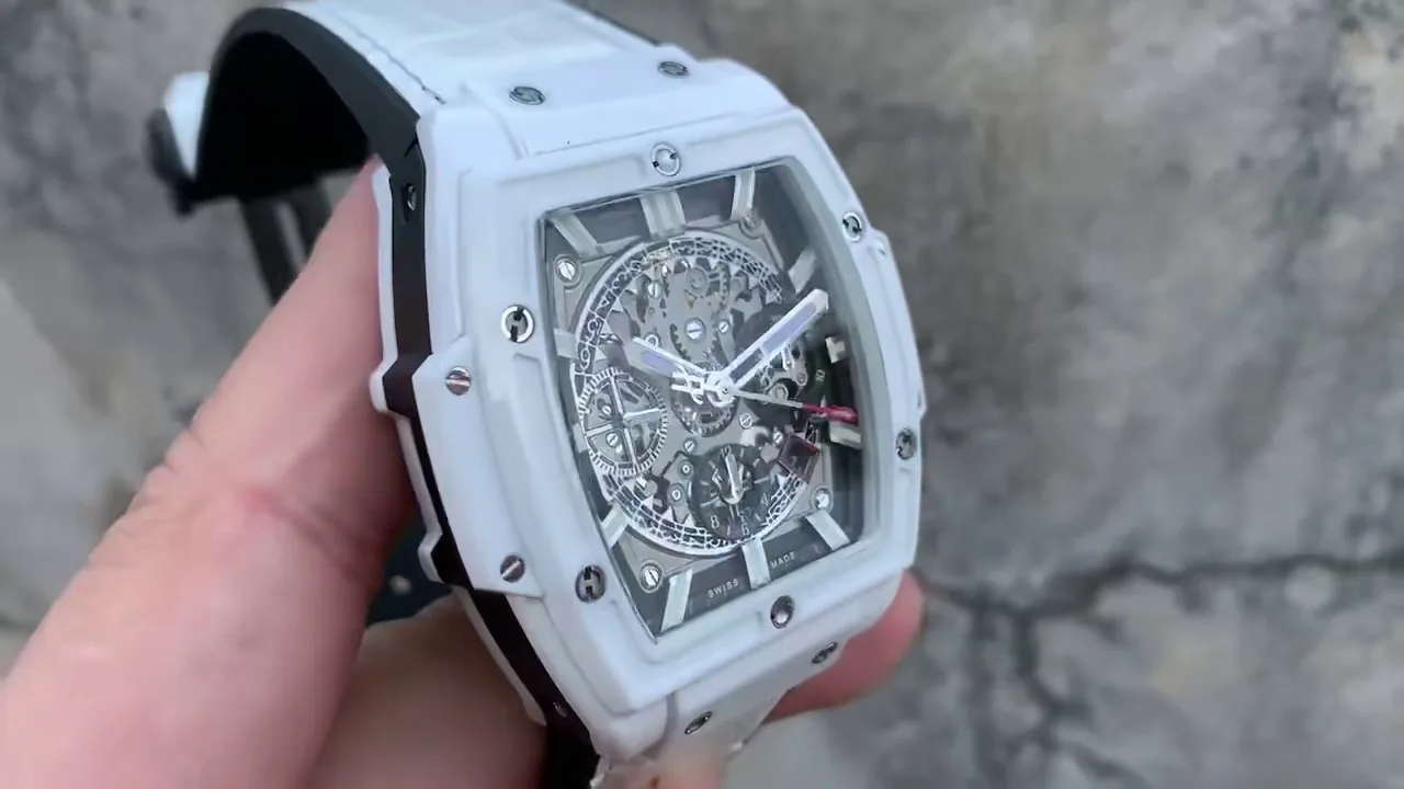 Hublot Spirit of Big Bang Replica 601.HX.0173.LR 42mm White Ceramic Watch
