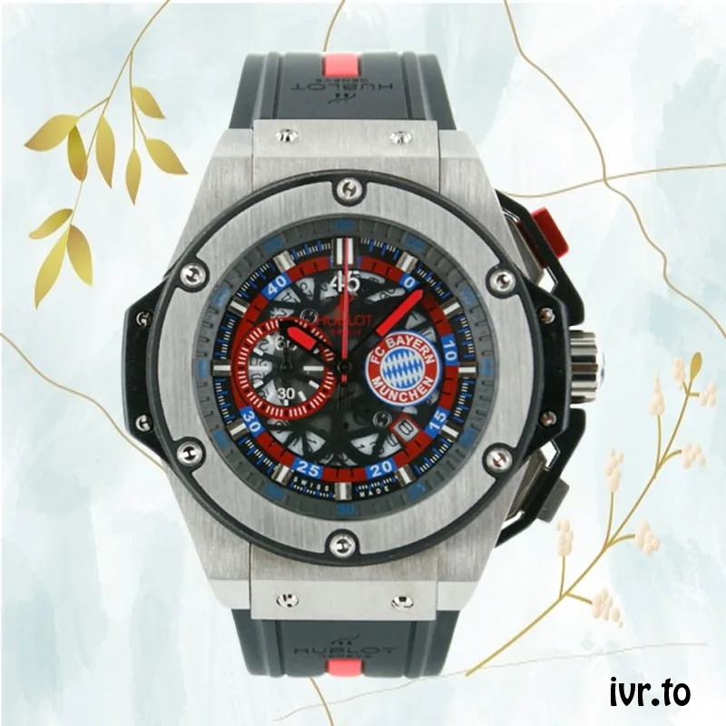 Hublot King Power 48mm Men's 716.NX.1129.RX.BYM12 Silver-tone/Rose Gold-tone/Black-tone Stainless Steel