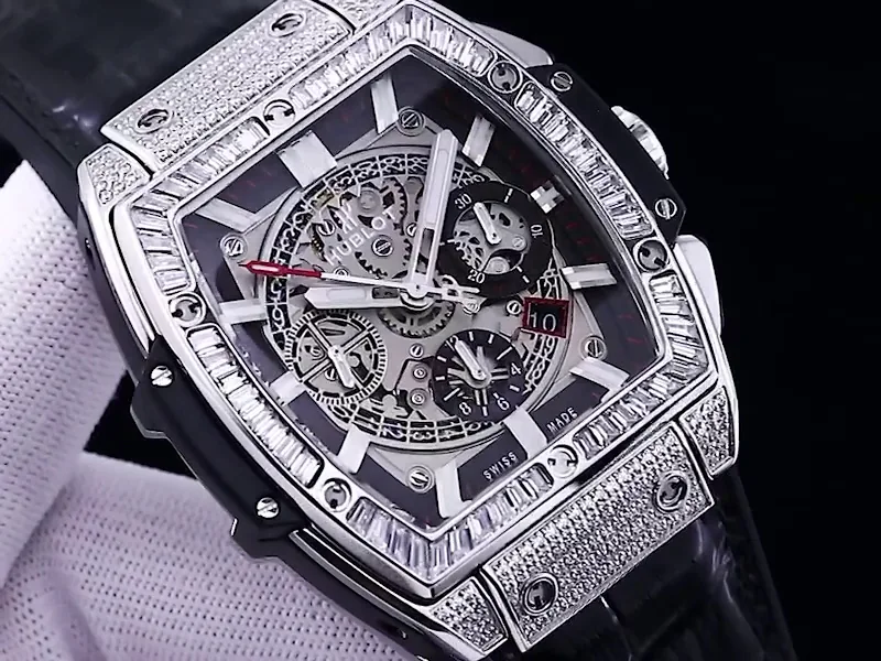 Hublot Spirit of Big Bang Replica 601.NX.0173.LR.0904 Titanium Skeleton Dial Watch