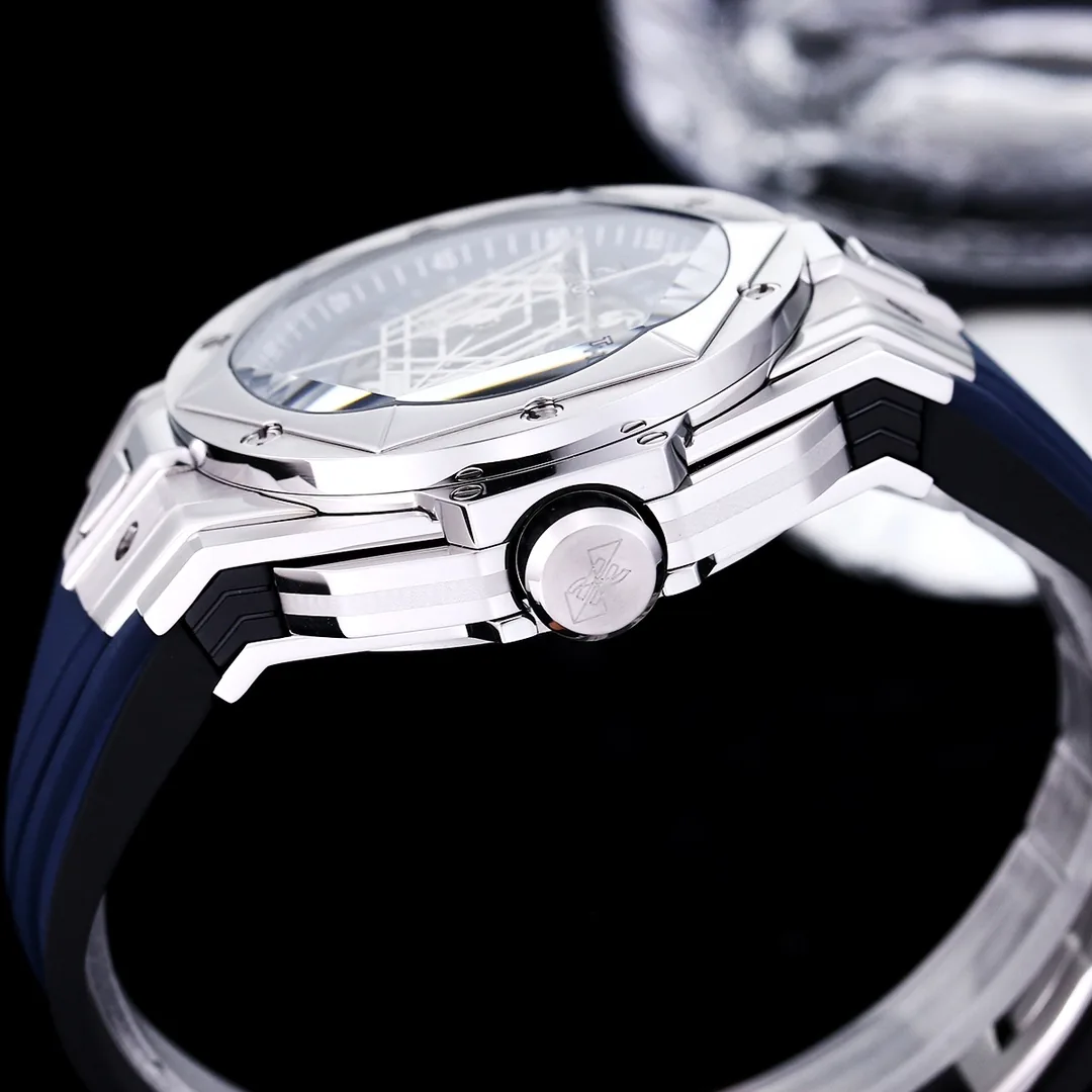 Hublot Big Bang Replica Sang Bleu II Tattoo 418.NX.5107.RX.MXM20 45mm Blue Dial Watch