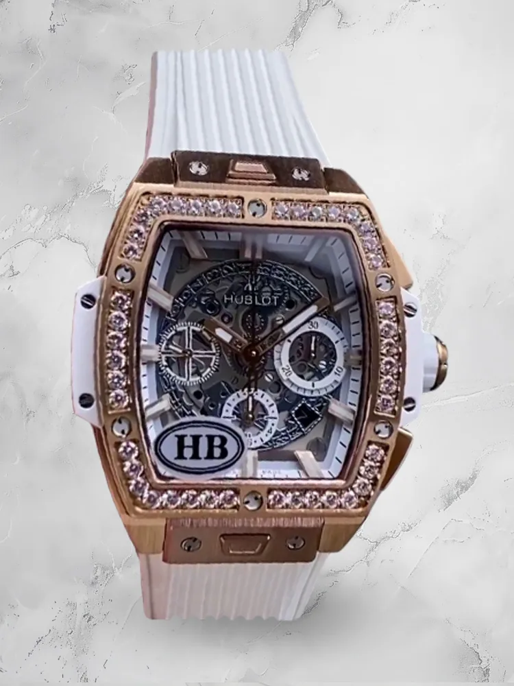 Hublot Spirit Of Big Bang Replica 642.OX.0180.RX.1104 42mm White Transparent Dial