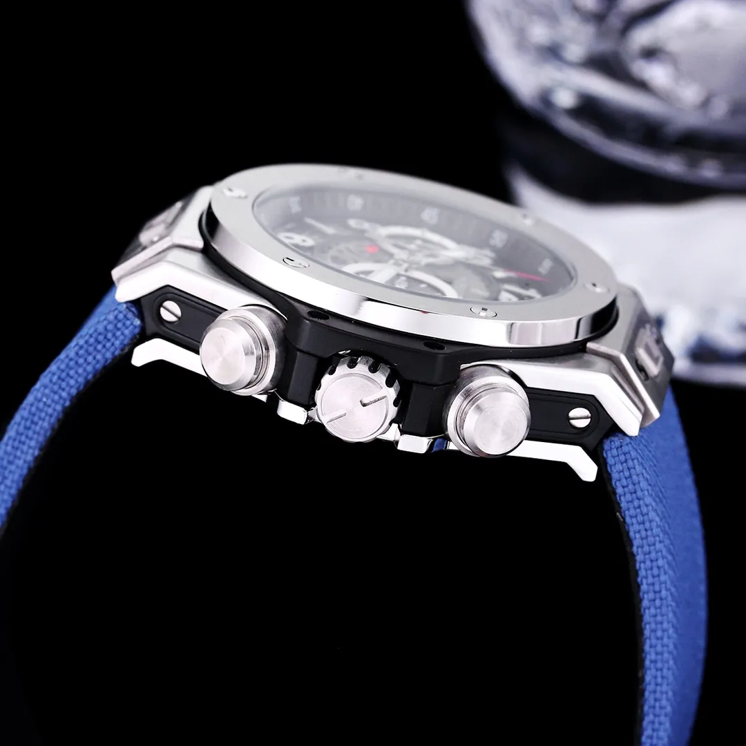 Hublot Big Bang Replica 411.NX.5179.RX Blue Dial Titanium Watch