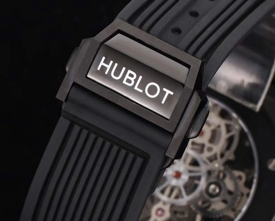 Hublot Big Bang Replica Unico Tourbillon 45mm Black Ceramic Bezel Watch