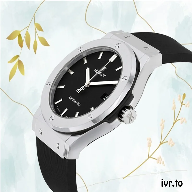 Hublot Classic Fusion 43mm/42mm/45mm Men's 511.NX.1171.LR/542.NX.1171.LR Silver-tone Black Dial