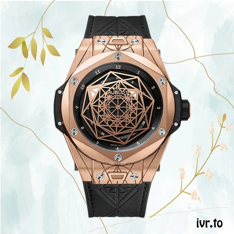 Hublot Big Bang 415.OX.1118.VR.MXM17 44mm Men Rose Gold-tone Black Dial