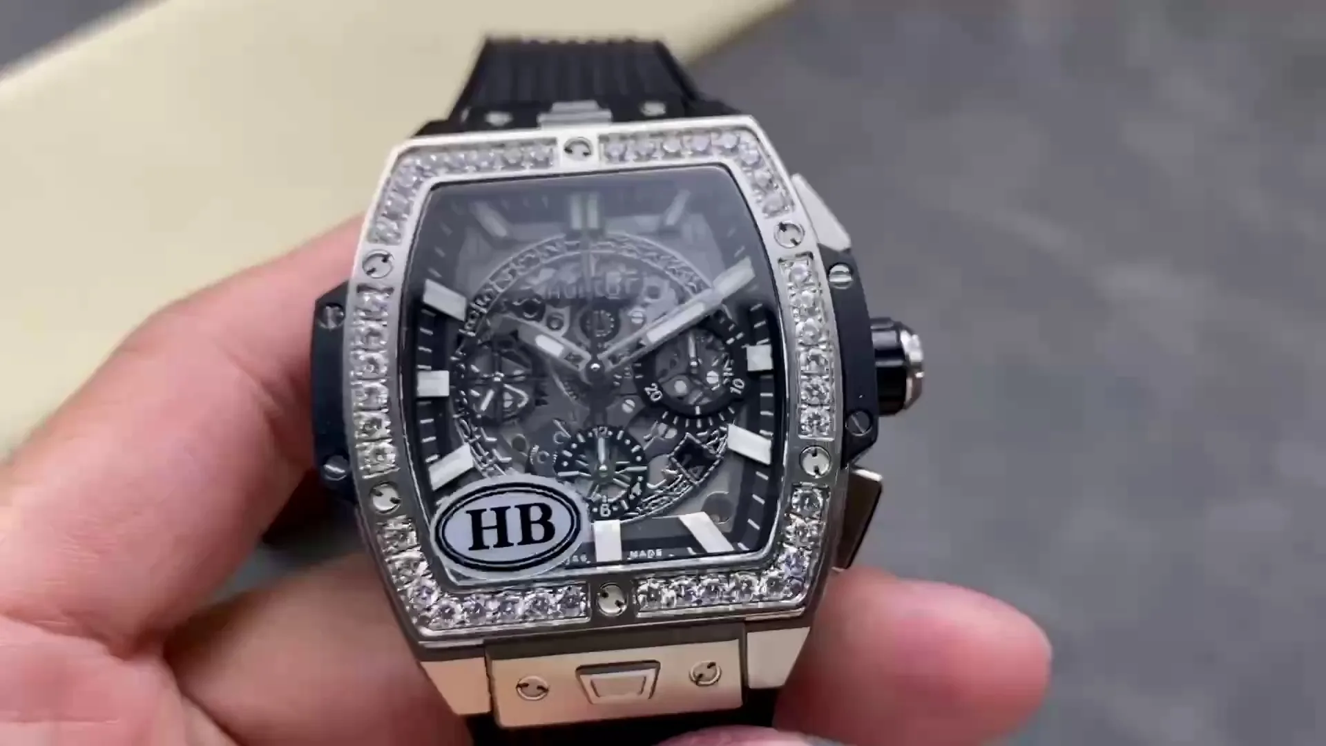 Hublot Spirit Of Big Bang Replica 642.NX.0170.RX.1104 42mm Black Grey Dial Watch