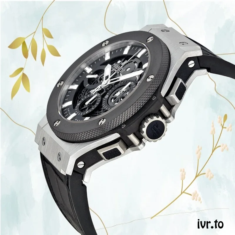 Hublot Big Bang 311.SM.1170.GR Men 44mm Leather Strap