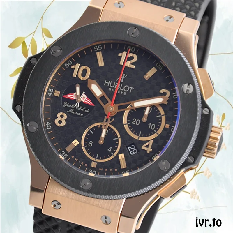Hublot Big Bang 44mm Men's 301.PM.131.RX.TGA06 Black Dial Stainless Steel