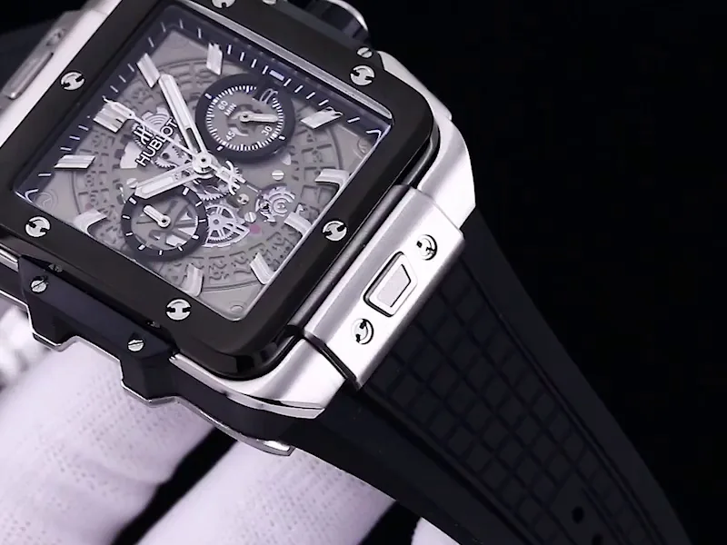 Hublot Square Big Bang Replica 42mm Unico Titanium Black Ceramic Watch