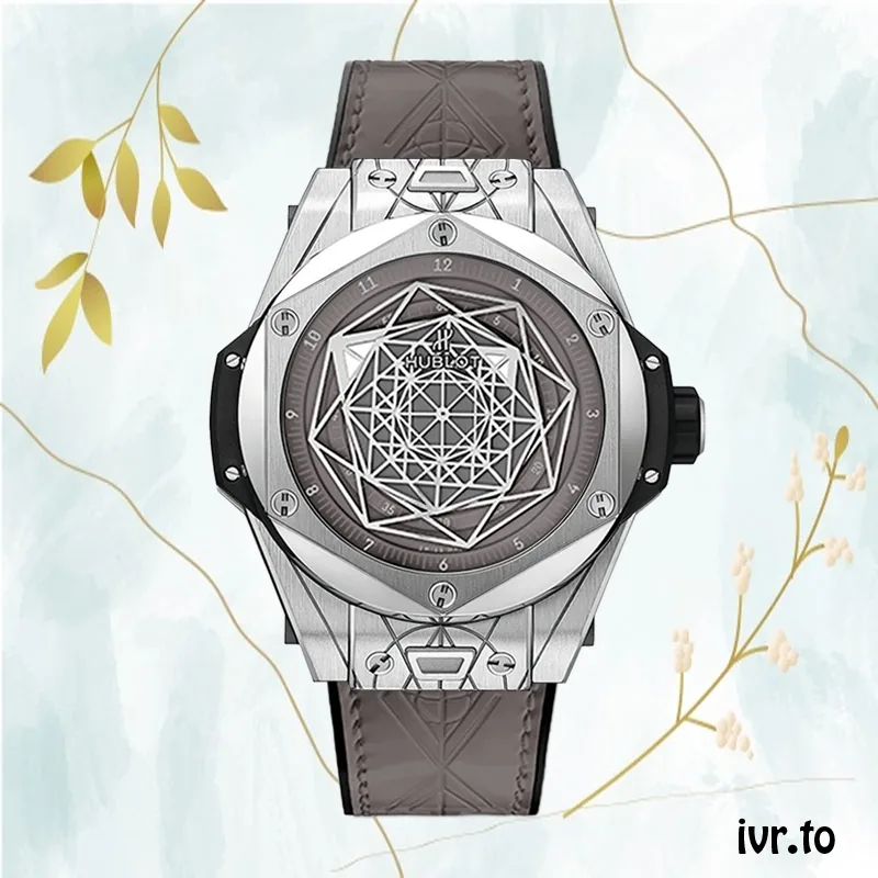 Hublot Big Bang Men 465.SS.7047.VR.1204.MXM20-001 44mm Leather Strap Stainless Steel