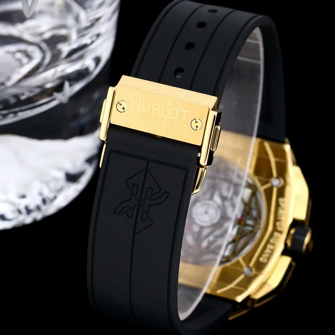 Hublot Big Bang Replica Sang Bleu II Magic Gold Case Watch