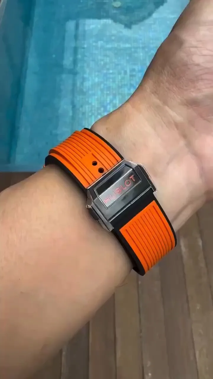Hublot Big Bang Replica Unico 42mm Polished Orange Ceramic Watch