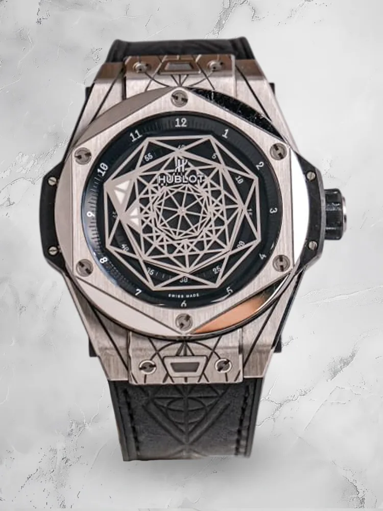 Hublot Big Bang Sang Bleu Replica 415.NX.1112.VR.MXM16 Black Dial Watch