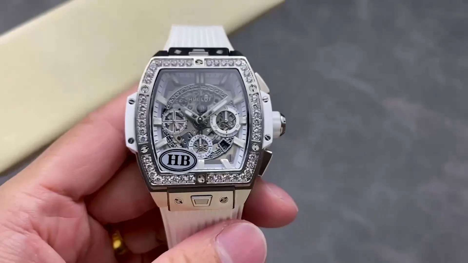 Hublot Spirit Of Big Bang Replica 642.NE.2010.RW.1204 42mm Grey Dial Watch