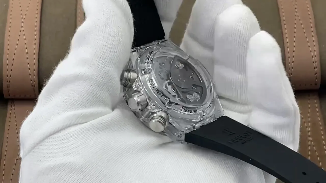 Hublot Big Bang Replica 411.JX.4802.RT 45mm Fully Transparent Diamond Watch