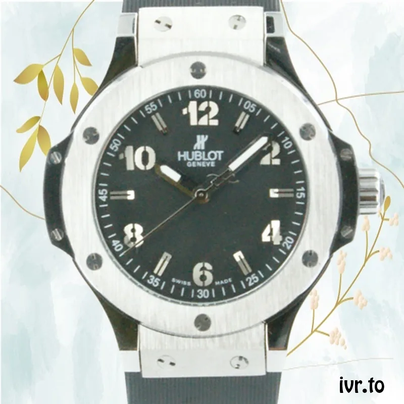 Hublot Big Bang BigBangBK002 33mm Ladies Silver-tone Black Dial