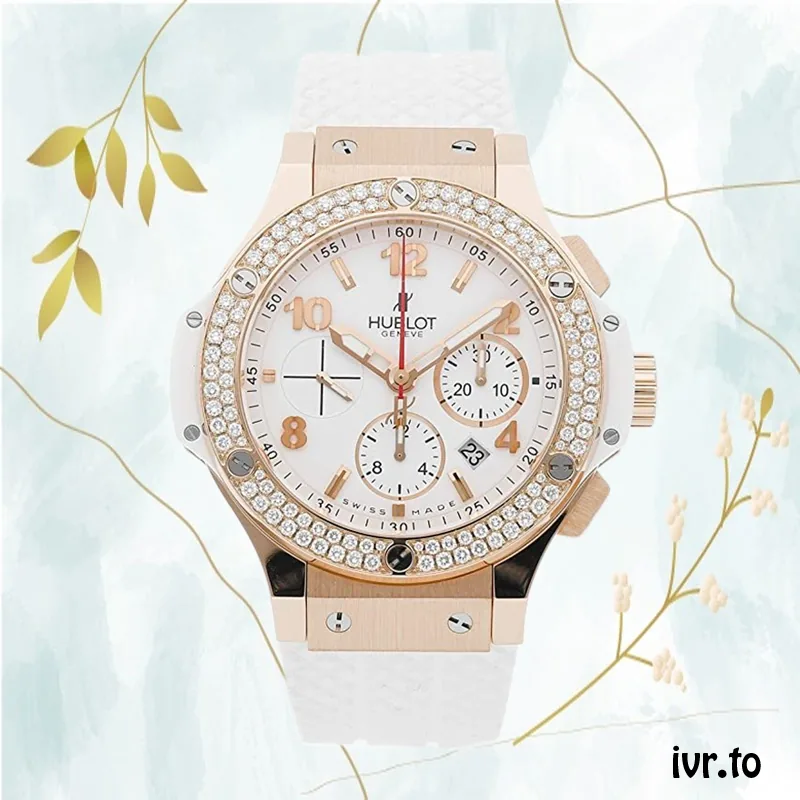 Hublot Big Bang 44mm 301.PE.230.RW.114 Men's White Dial Rose Gold-tone