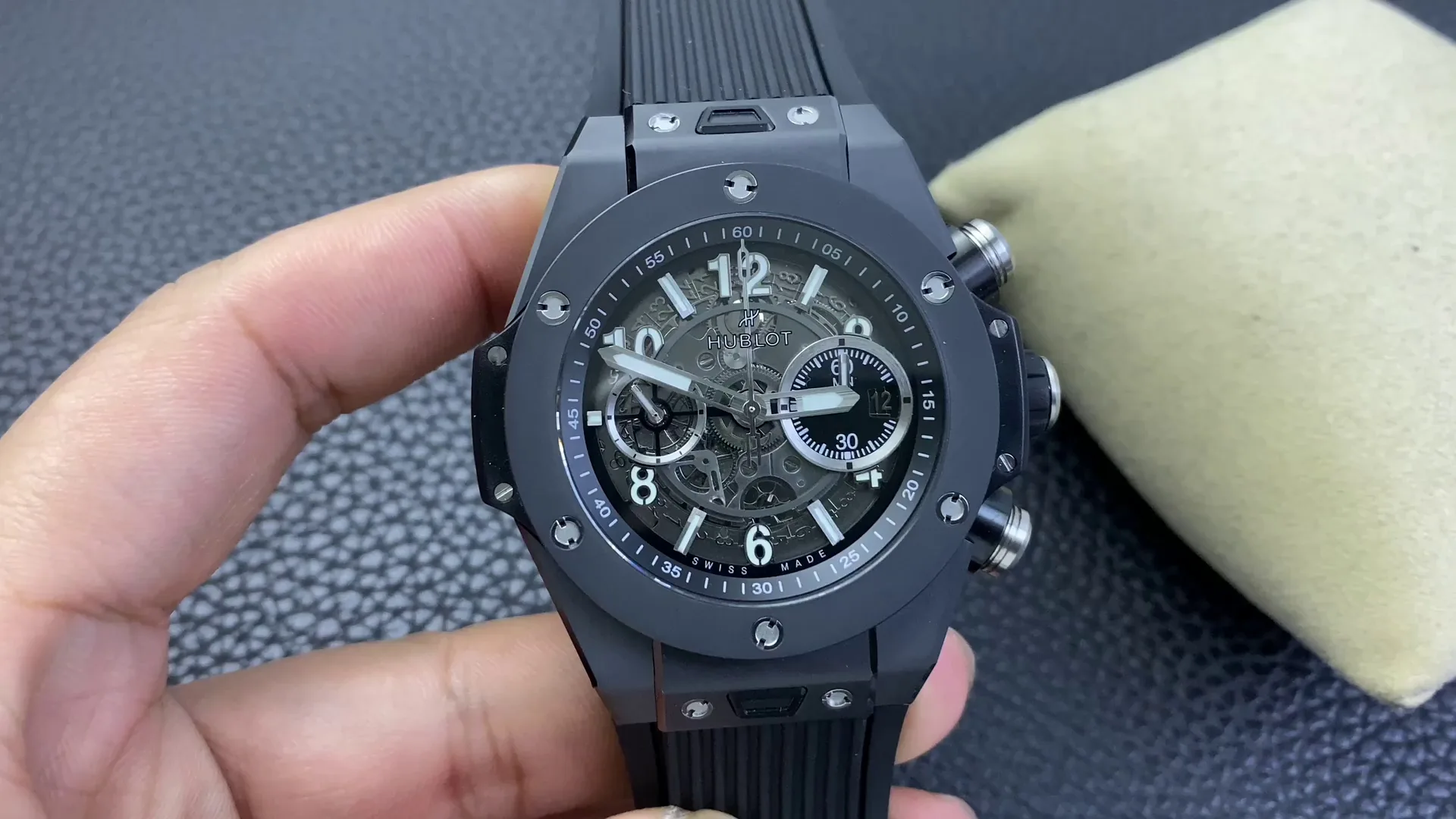 Hublot Big Bang Replica Unico 421.CI.1170.RX 45mm Black Ceramic Watch