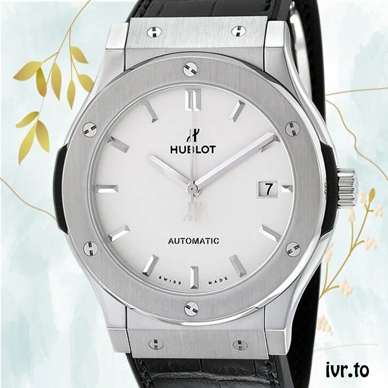 Hublot Classic Fusion 511.NX.2611.LR Men's 43mm/42mm/45mm Leather Strap Silver-tone