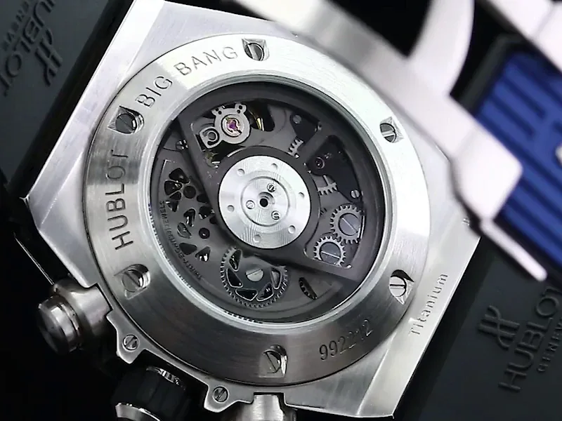 Hublot Big Bang Replica Unico Titanium Prata Azul 44mm Modern Elegance