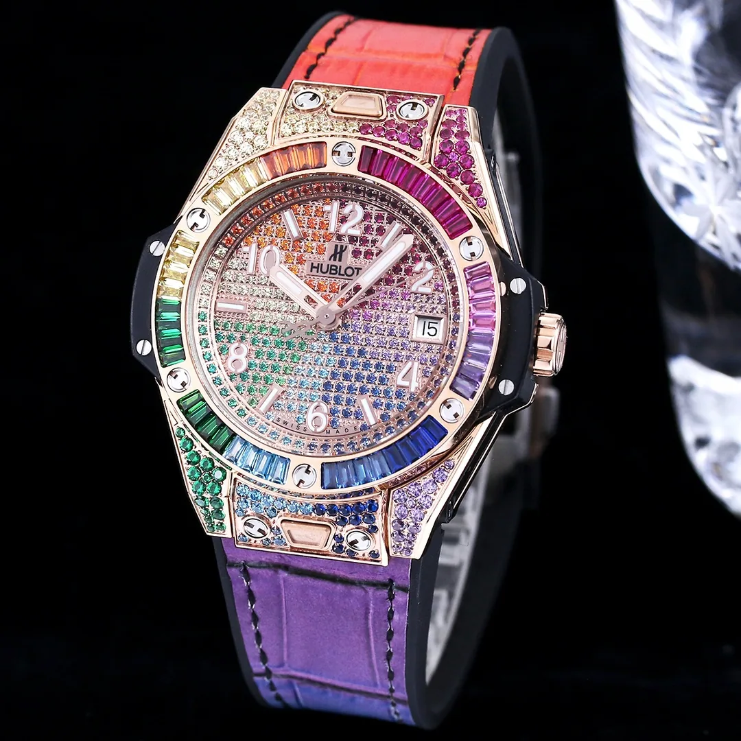 Hublot Big Bang Replica 465.OX.9900.LR.0999 Rainbow King Gold Watch