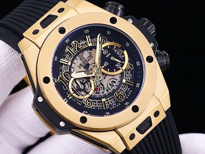Hublot Big Bang Replica Unico 411.MX.1138.RX Full Magic Gold Skeleton Dial Watch