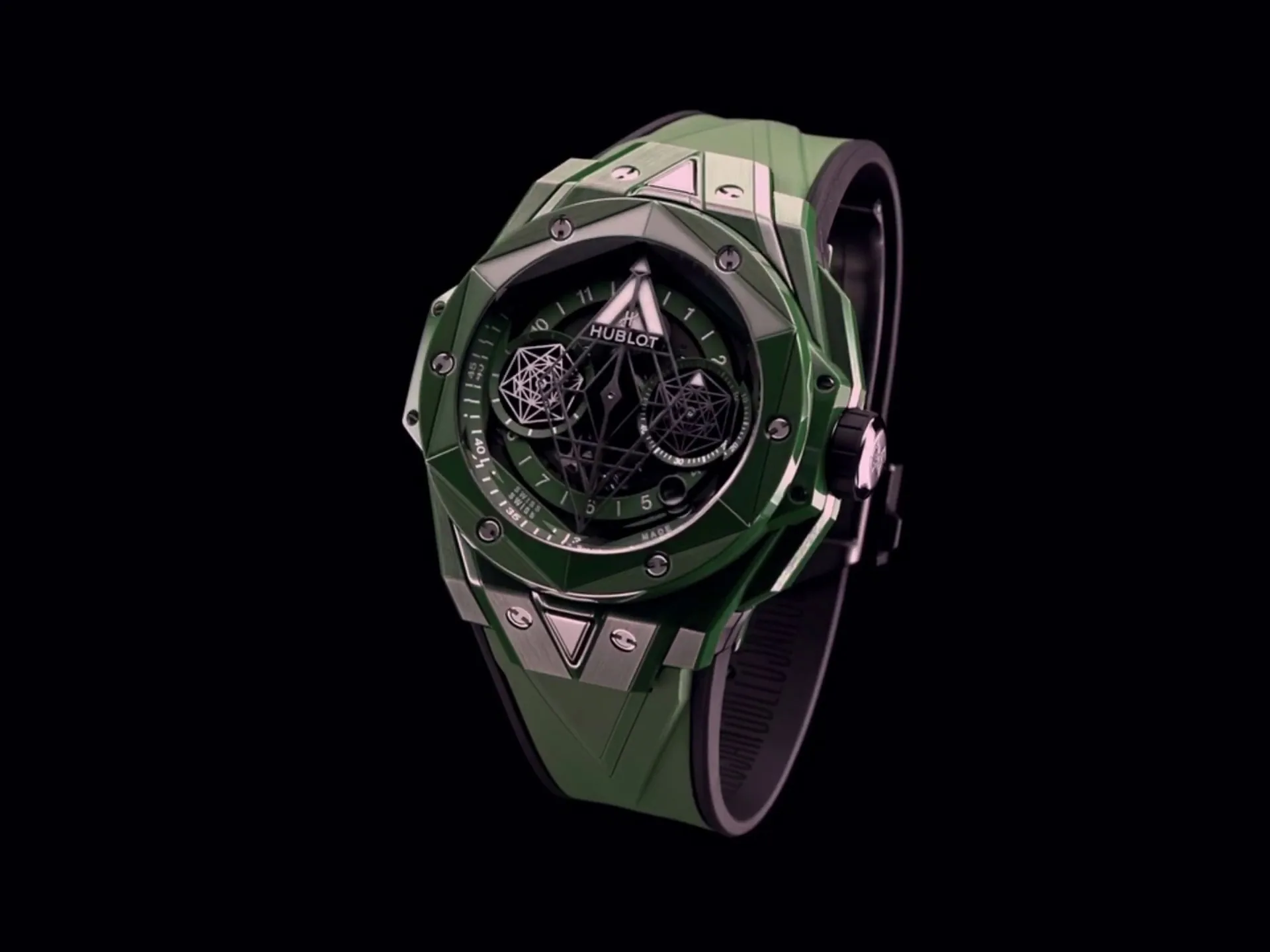 Hublot Big Bang Replica Unico 418.GX.5207.RX.MXM22 45mm Green Ceramic Watch
