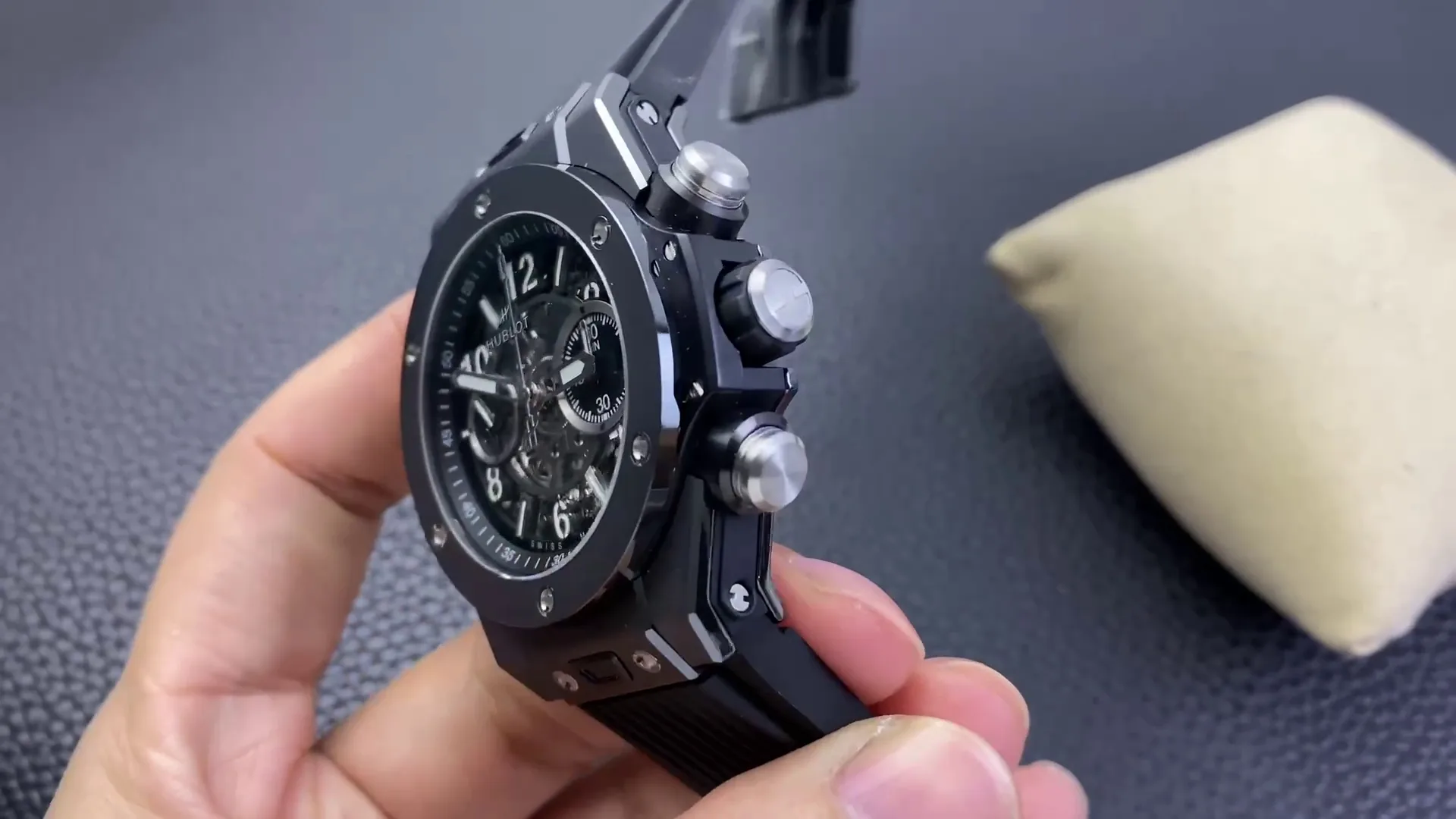 Hublot Big Bang Replica Unico 421.CI.1170.RX 45mm Black Ceramic Watch