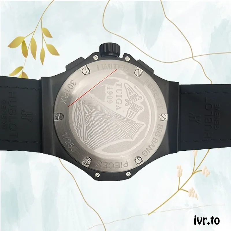Hublot Big Bang Men's 44mm 301.QX.1740.GR Ceramic bezel Black Dial
