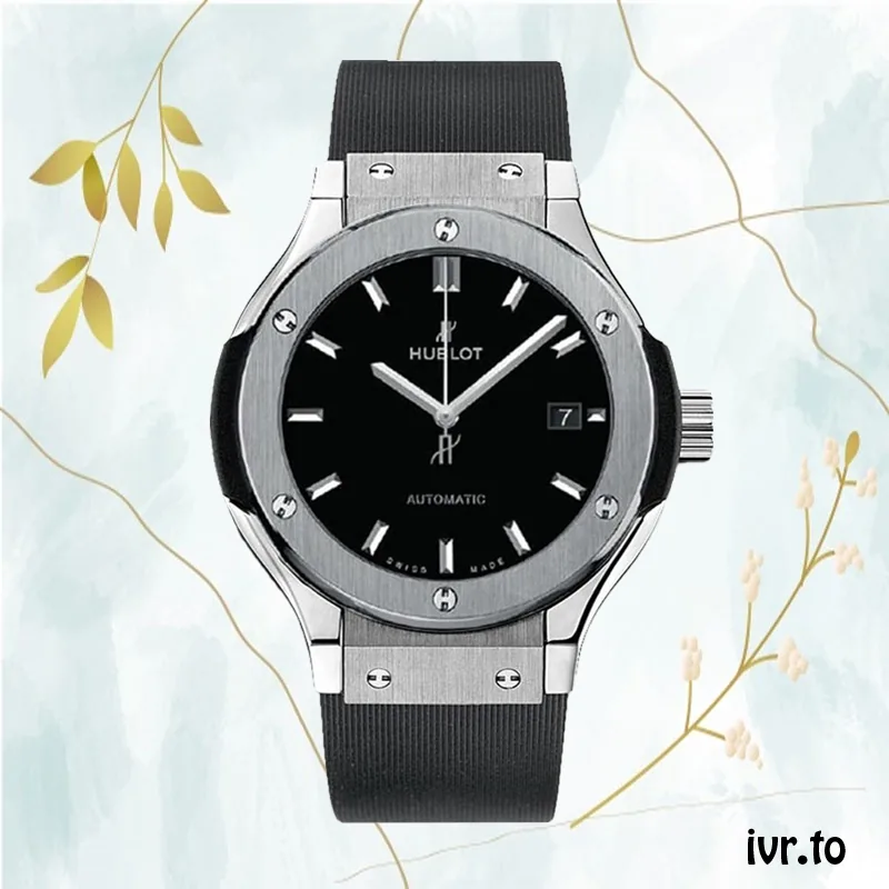 Hublot Classic Fusion Ladies 582.NX.1170.RX 33mm Rubber Band Automatic