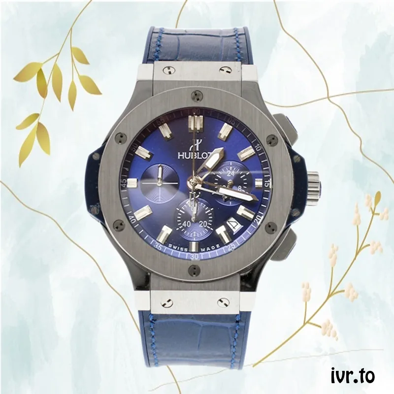 Hublot Big Bang Men's 301.SX.7170.LR 44mm Strap Silver-tone