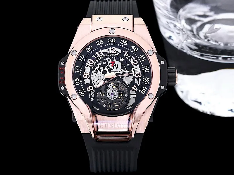 Hublot MP-13 Replica 44mm Bi-Axial Tourbillon and Bi-Retrograde Complication Watch