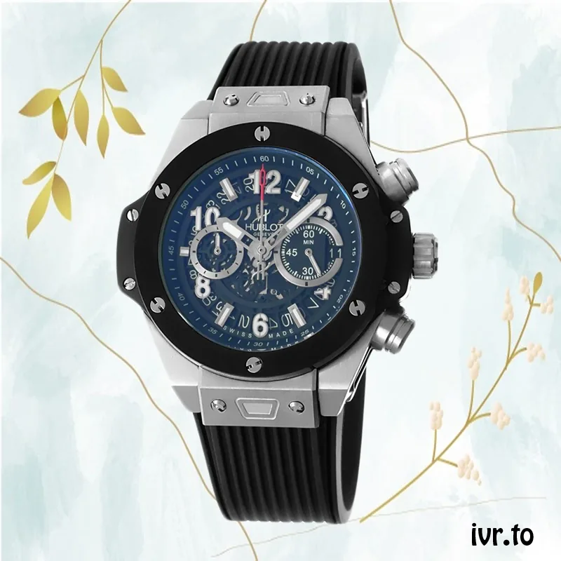 Hublot King Power Men's 441.NM.1171.RX 44mm Quartz/Automatic Rubber Band