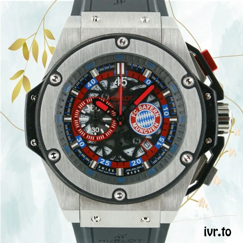 Hublot King Power 48mm Men's 716.NX.1129.RX.BYM12 Silver-tone/Rose Gold-tone/Black-tone Stainless Steel